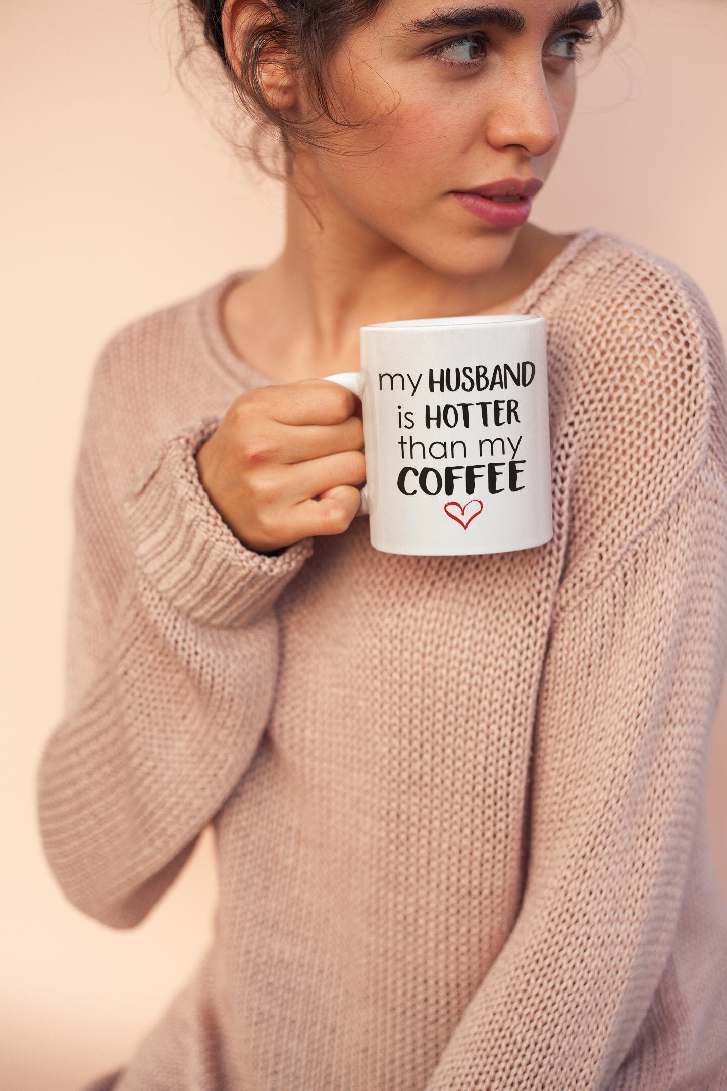 My husband is hotter than my coffee Funny wife gift funny husband gift Funny Valentine’s day coffee cup mug, hot husband gift, hot wife gift