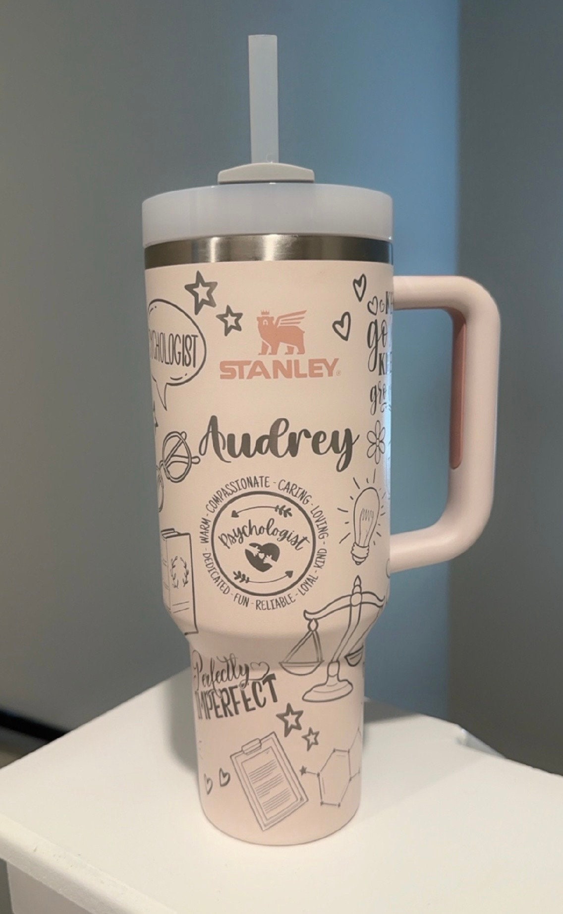 Personalized Engraved Clinical Psychologist Stanley Cup 40oz