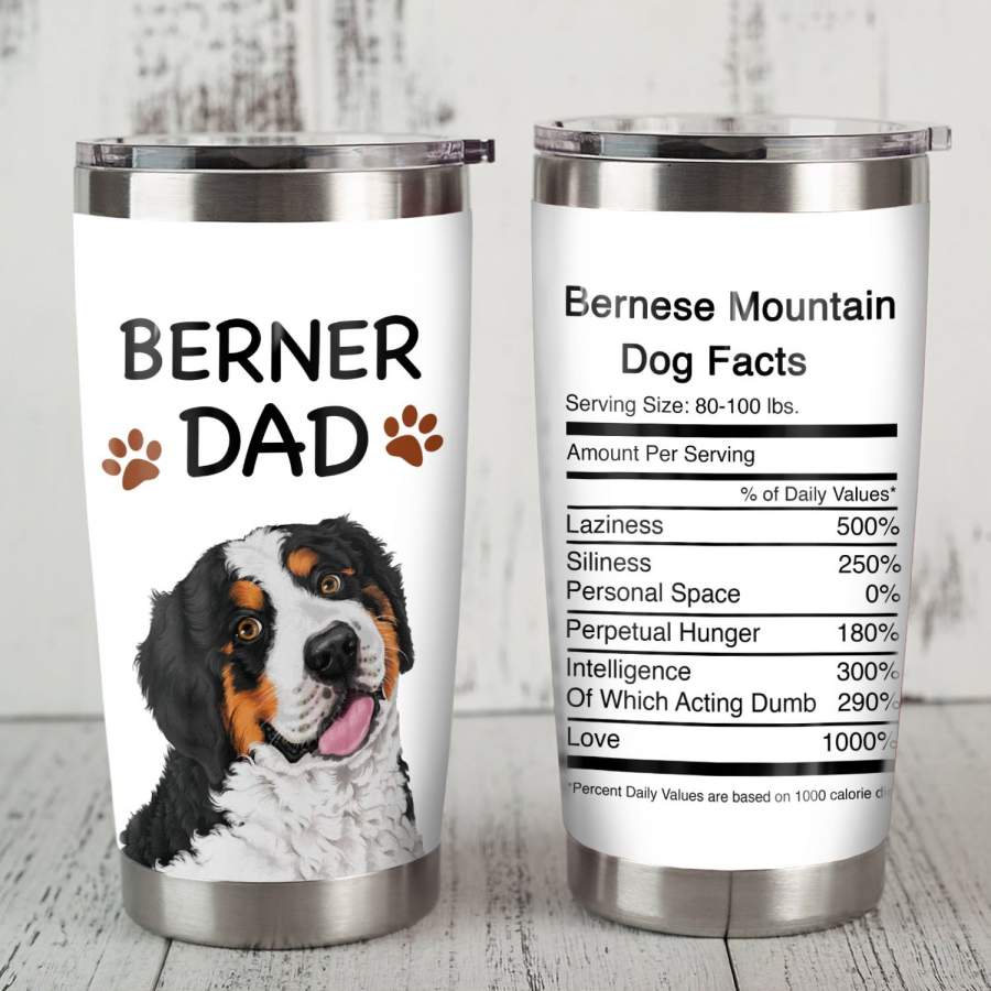 Bernese Mountain Dog Steel Tumbler MR1106 81O49