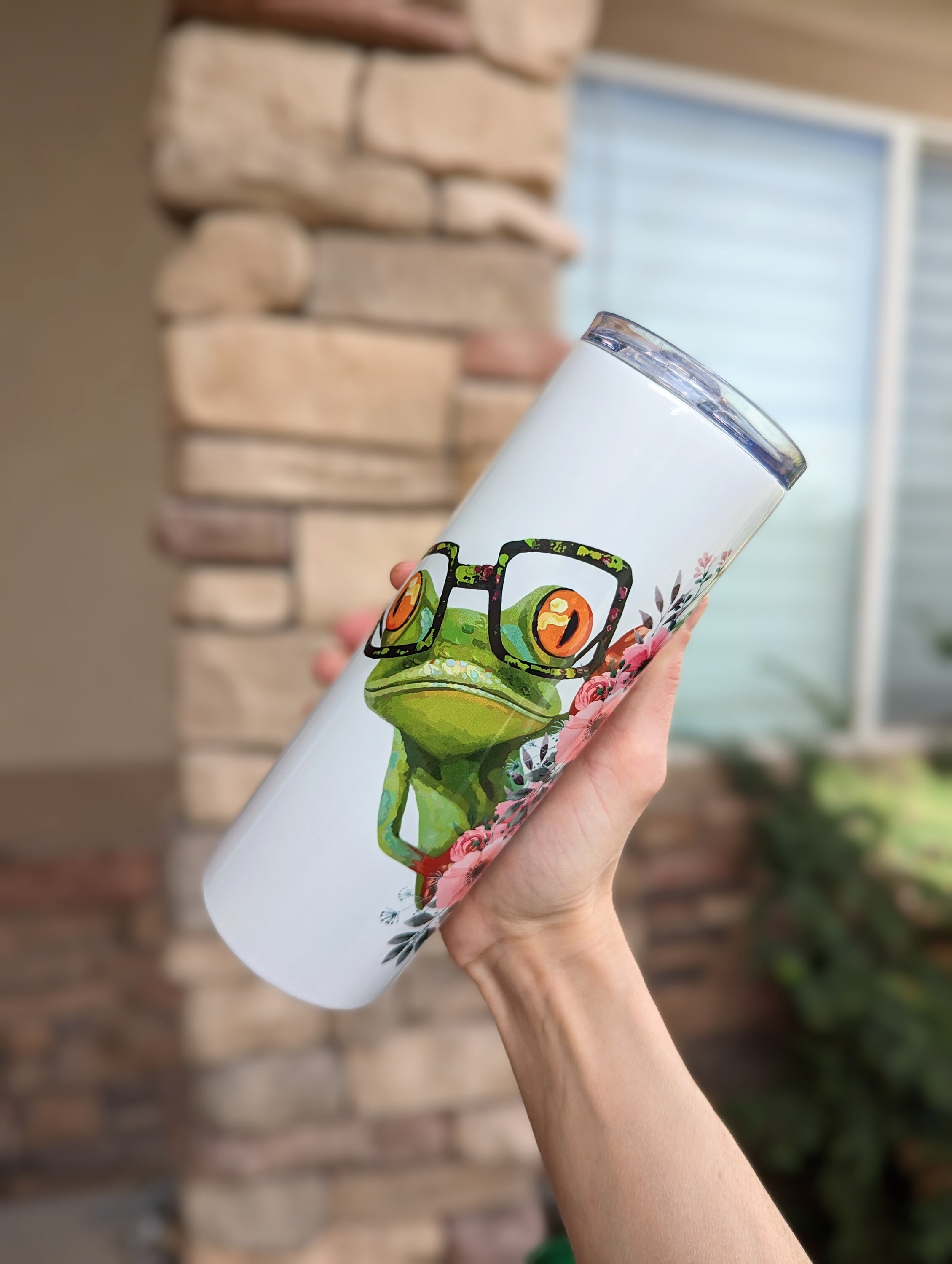 Frog Tumbler | Frog Cup | Personalized Gift Frog Tumbler