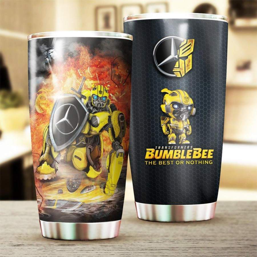 [Stainless Steel Tumbler 20 Oz] MERCEDES Bumble Bee Stainless Steel Tumbler, Bumble Bee Stainless Steel Mug Father Day gift, Mother Day gift