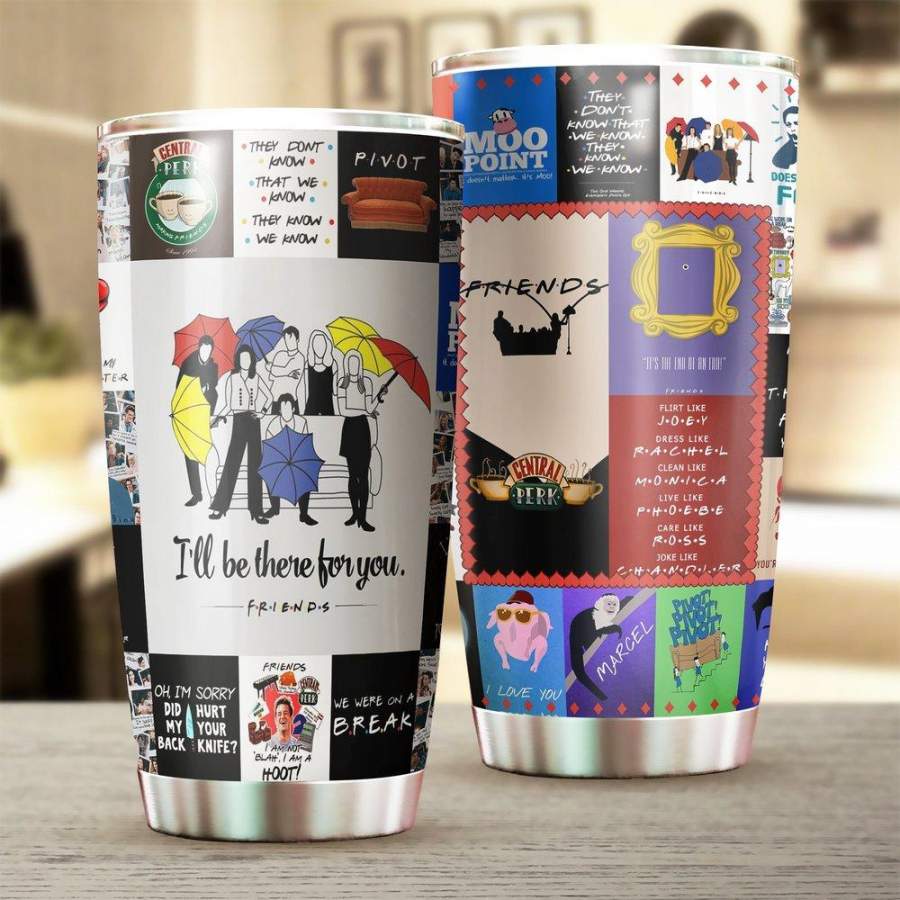 [Stainless Steel Tumbler 20 Oz] Friends 1 Stainless Steel Tumbler, Friends Stainless Steel Mug Movie Father Day gifts, Mother Day gift