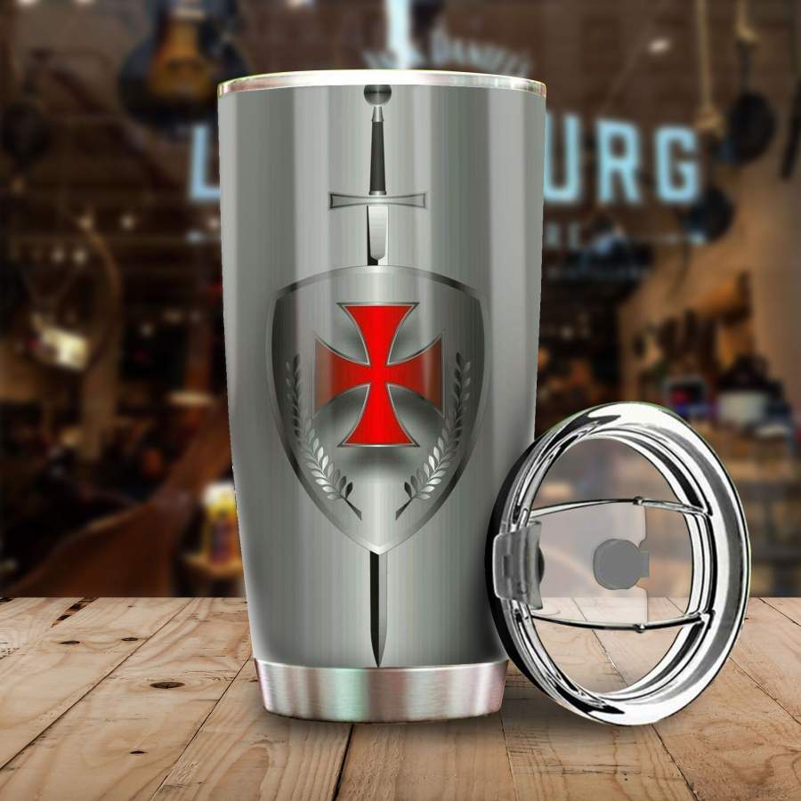 [Tumbler] Knights Templar Stainless Steel-642