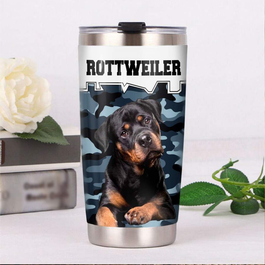 Rottweiler Dog Steel Tumbler MR1206 81O51