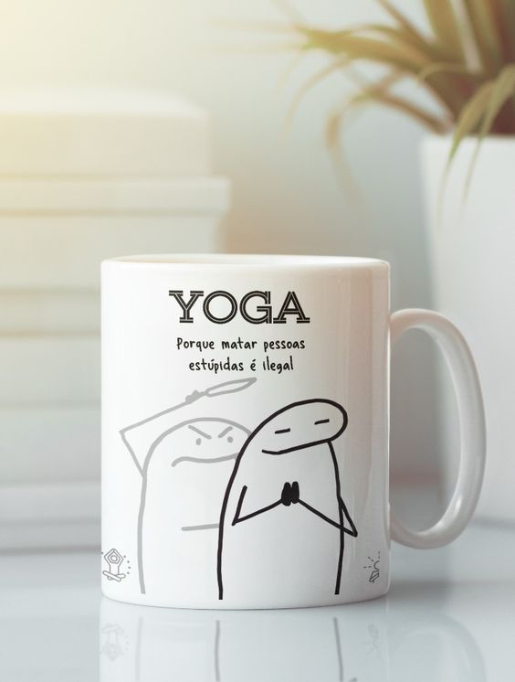 Caneca Flork Sincero Yoga Mug