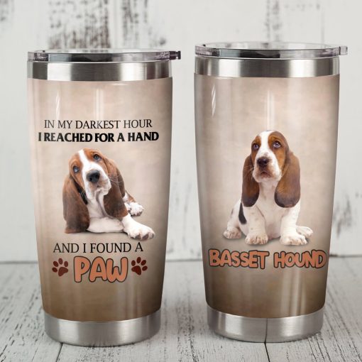 Basset Hound Dog Steel Tumbler, Gift Ideas For Wife, Birthday Present Ideas, Dad Day Gifts, Best Gifts For Dad, Father’S Day Gifts