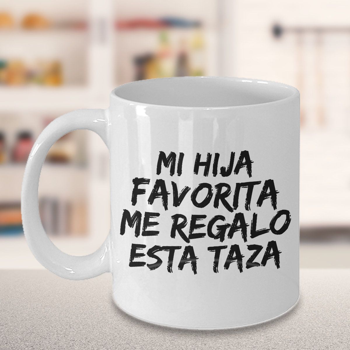 Regalo para papa dia del padre de hija taza fathers day gift, dia de las madres, regalo para mama madre