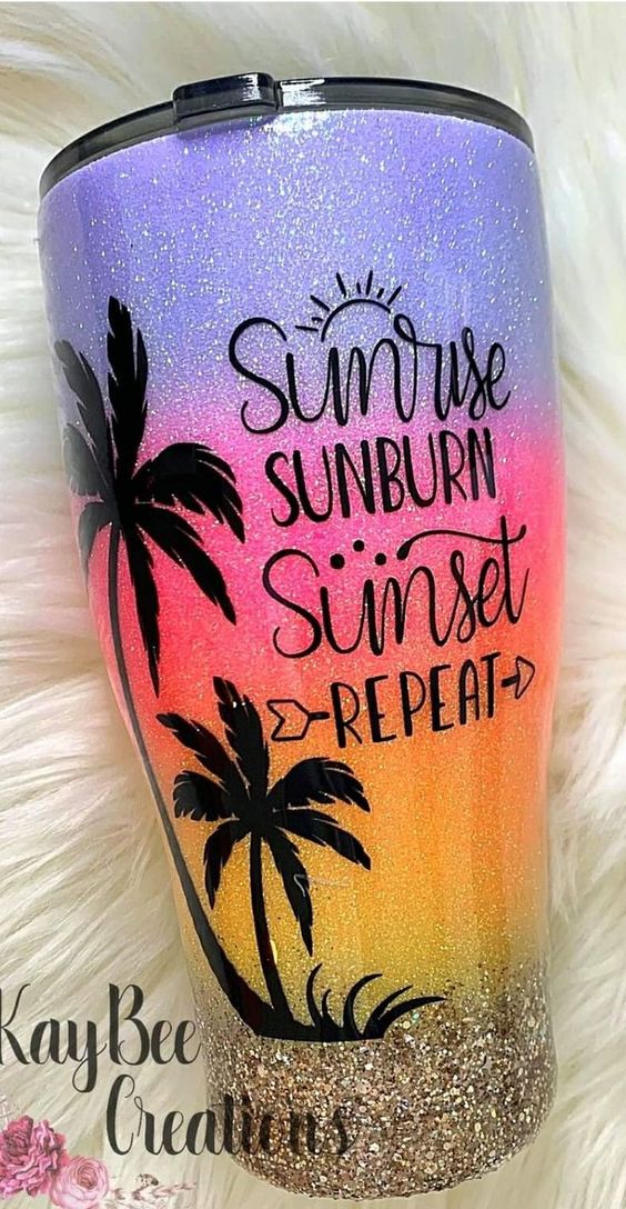 Sunrise Sunburn Sunset Repeat Tumbler US00011035