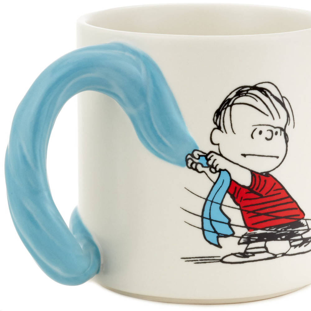 Linus and Snoopy Dimensional Blanket Mug