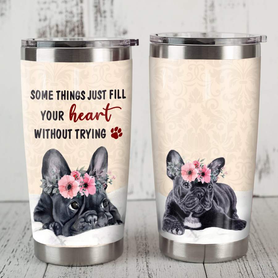 French Bulldog Steel Tumbler MR0705 68O56