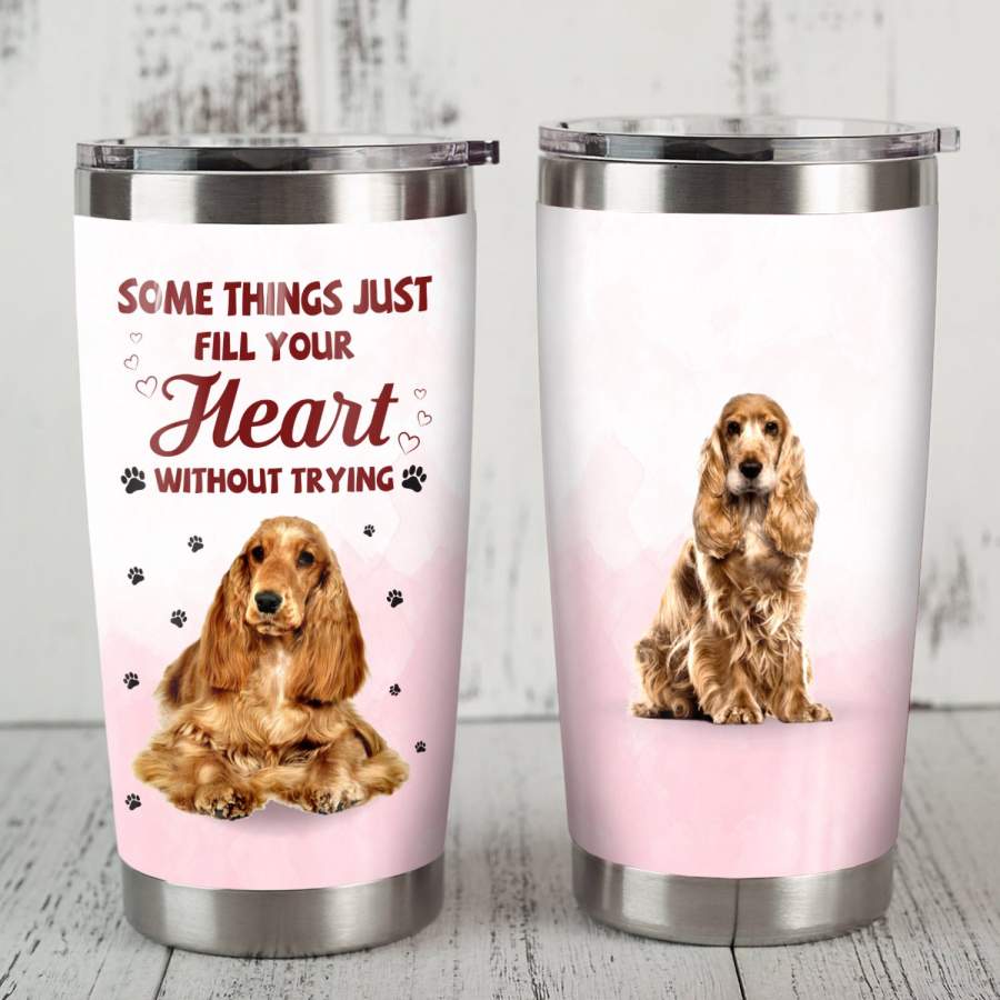 Cocker Spaniel Dog Steel Tumbler MR0708 68O42