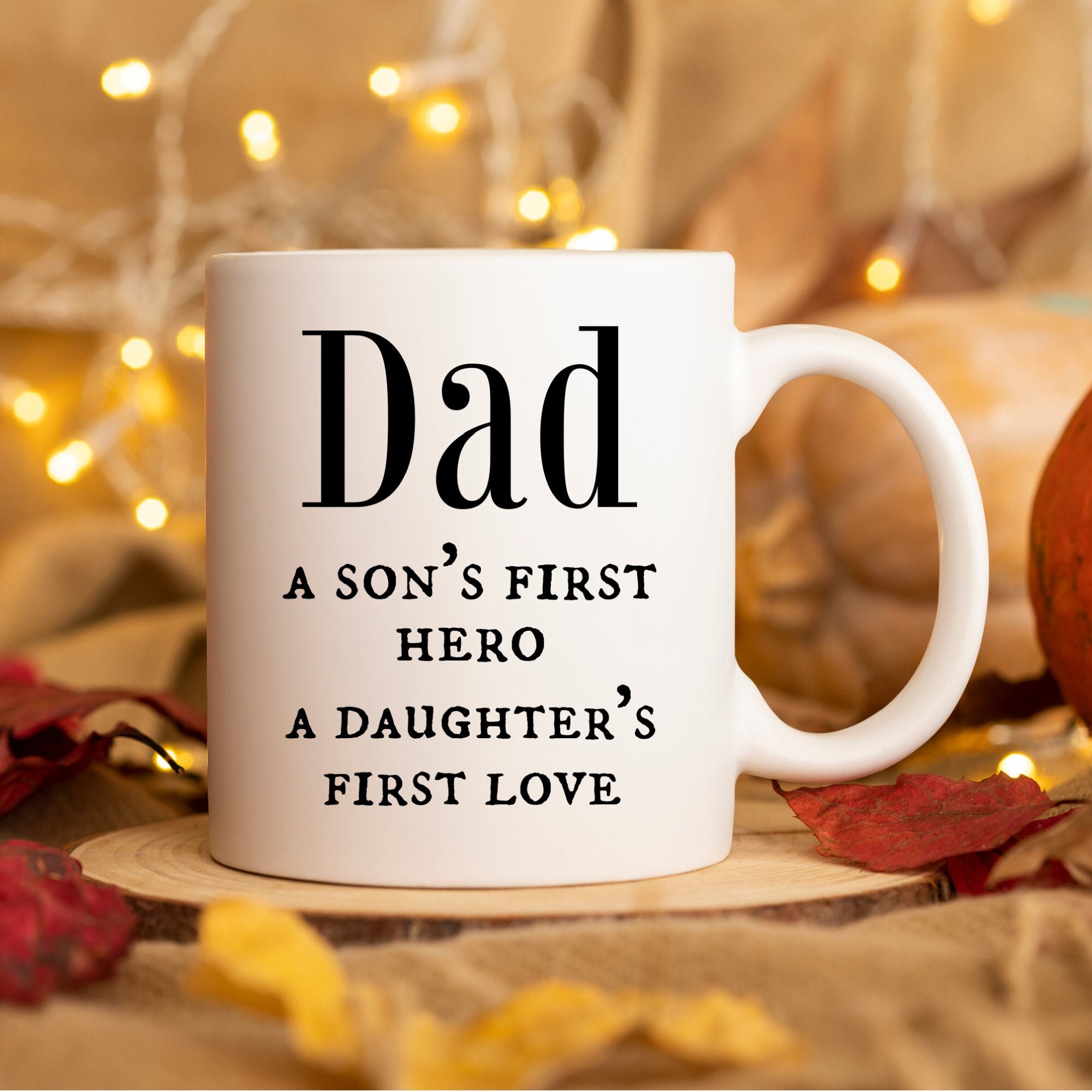 Super Dad Coffee Mug, Father’s Day Mug, Dad Coffee Mug, Super hero Dad, Father’s Day Gift for dad, Daddy gift, Daughter’s first love