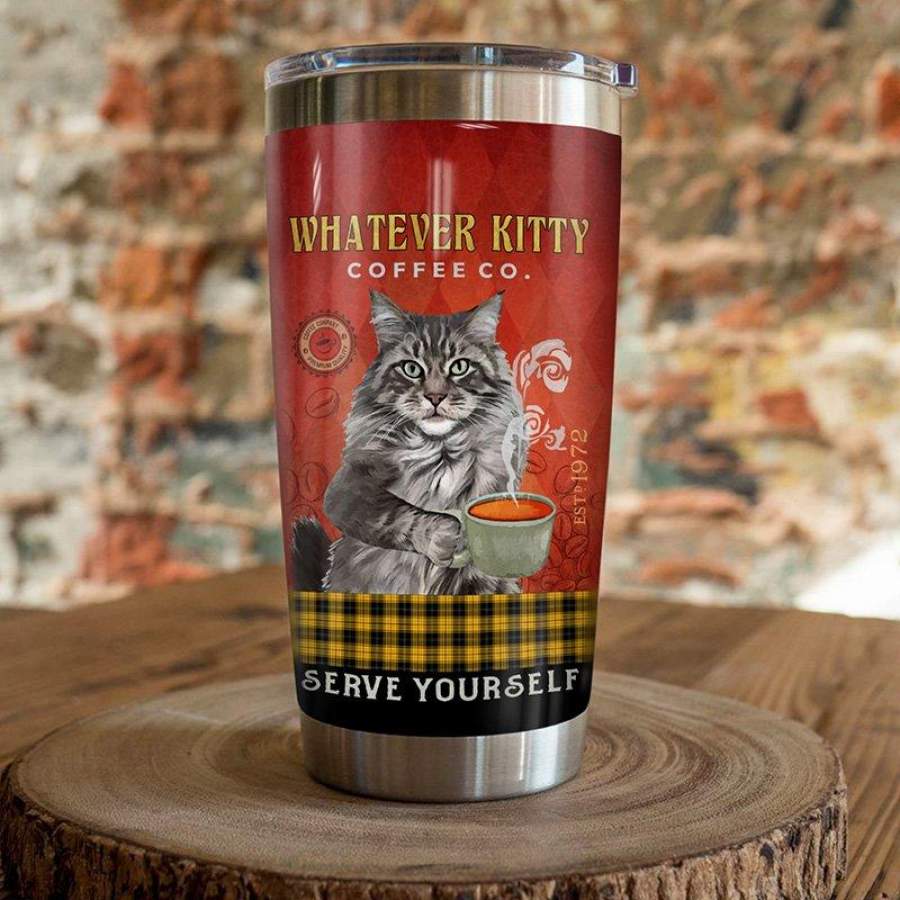 Maine Cat Coffee Company Steel Tumbler SMR0704 87O53