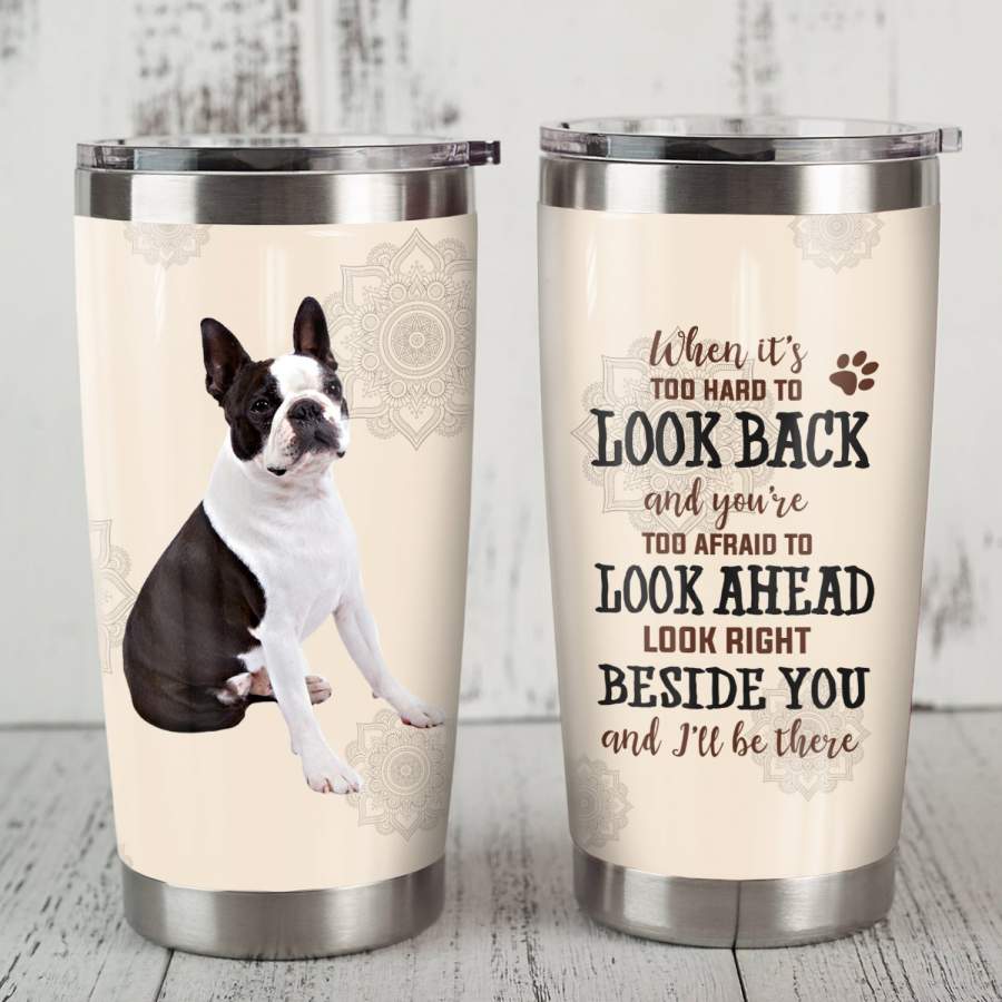 Boston Terrier Dog Steel Tumbler SMR1206 81O56