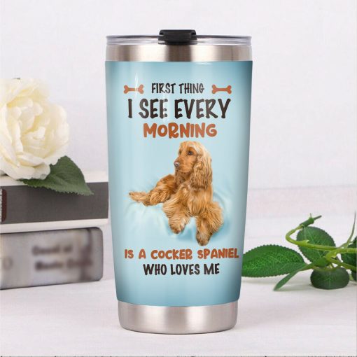 Cocker Spaniel Dog Steel Tumbler, Dad Day Gifts, Dads Fathers Day Gifts, Gift For Friend, Gift Ideas For Dad, Gift For Husband, Gift For Best Friend