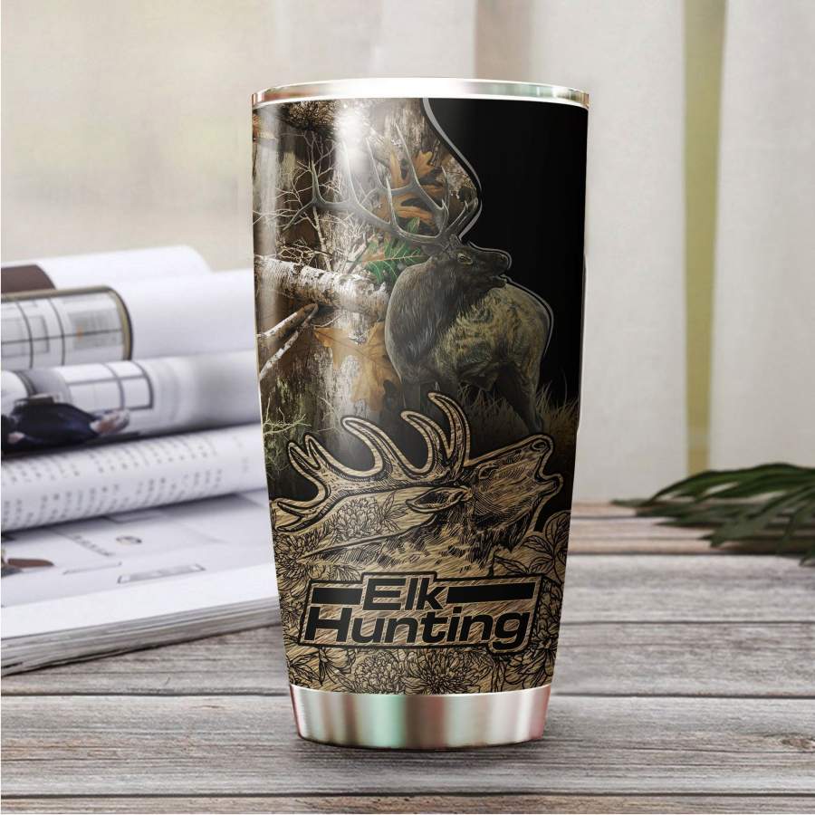 [Tumbler] Elk Hunting Stainless Steel-229