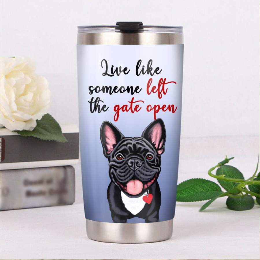 French Bulldog Steel Tumbler MR0905 70O56