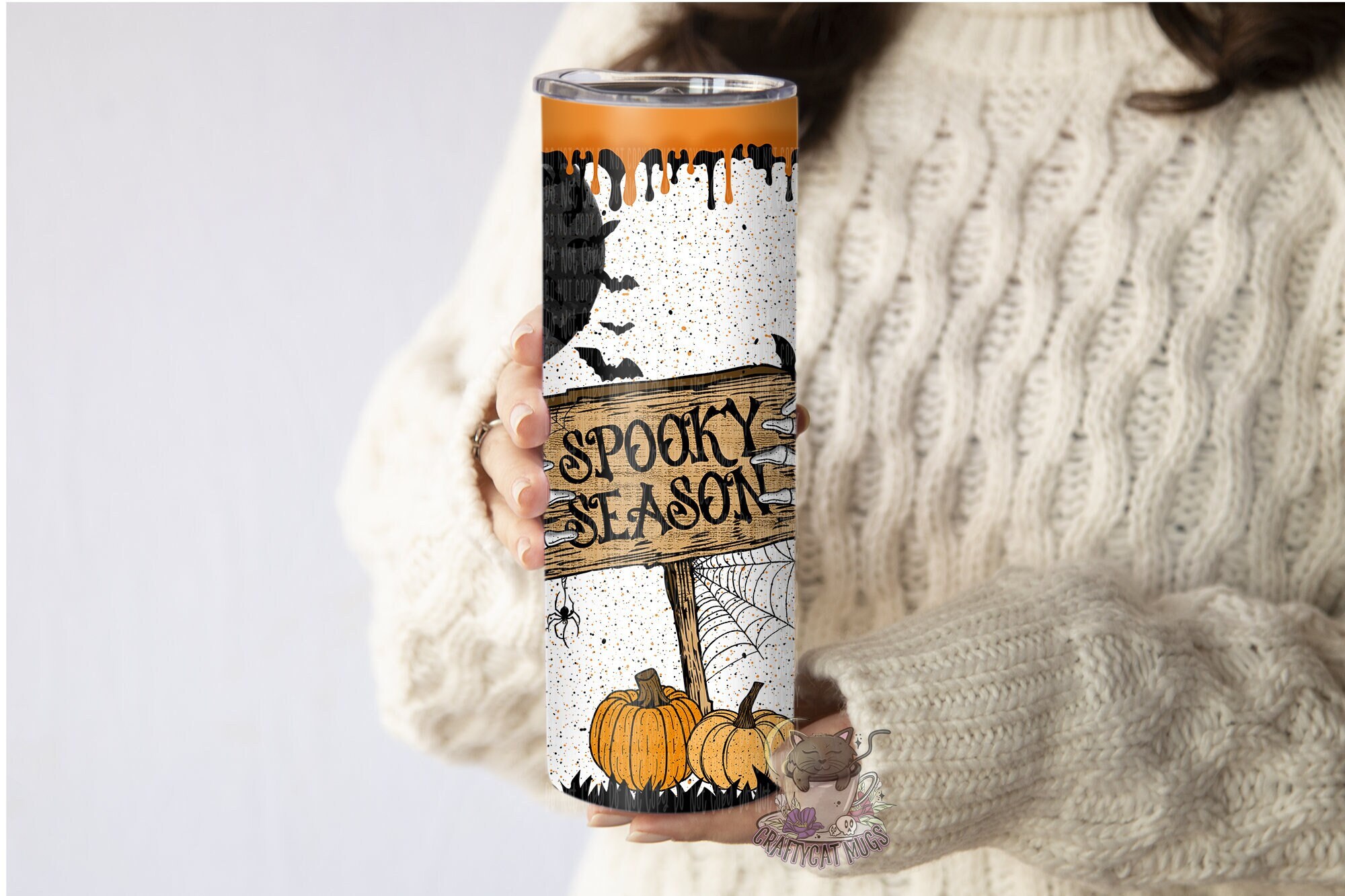 Halloween Tumbler | Spooky Season Mug | Pumpkin Tumbler