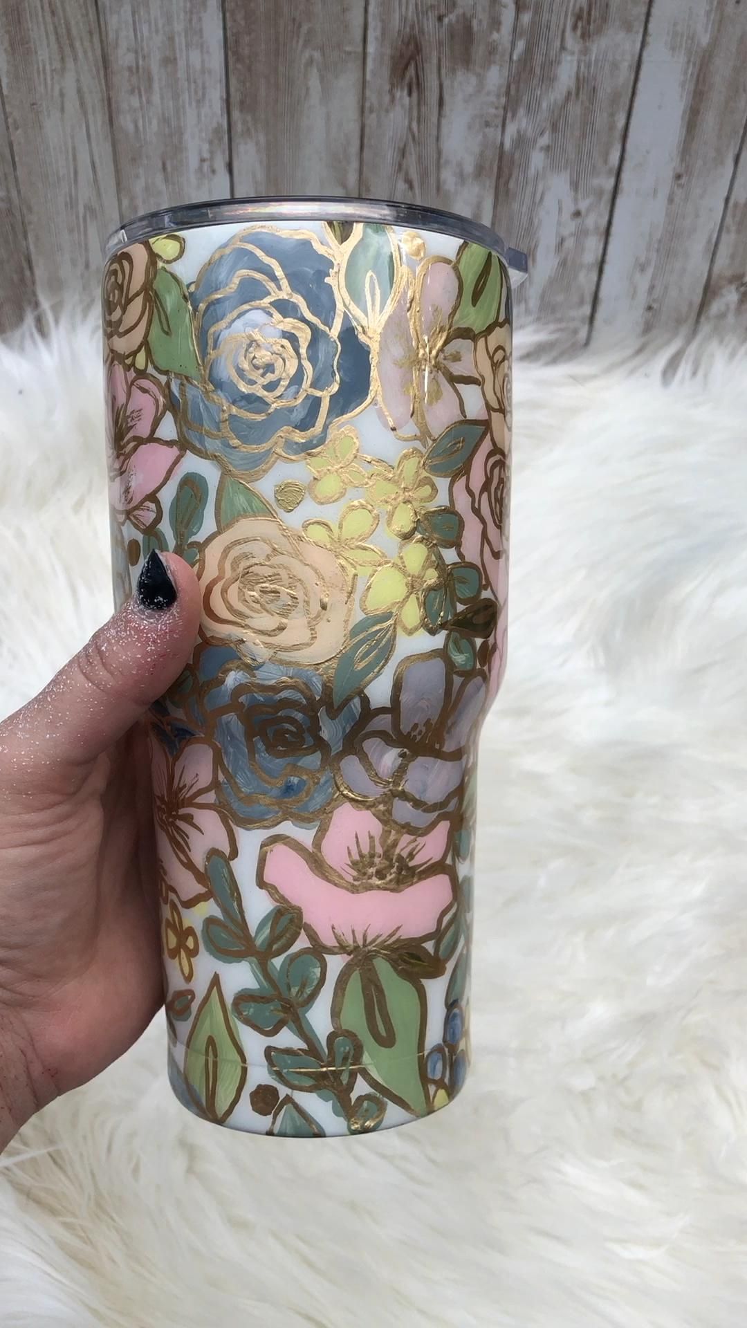 Floral Tumbler US00011169