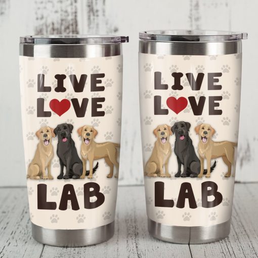 Labrador Retriever Dog Steel Tumbler, Mom Christmas Gifts, Gifts For Sister In Law, Birthday Gift Ideas, Gift For Husband, Gifts For Mom