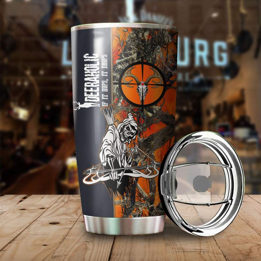 Grim Reaper Deeraholic Stainless Steel Tumbler