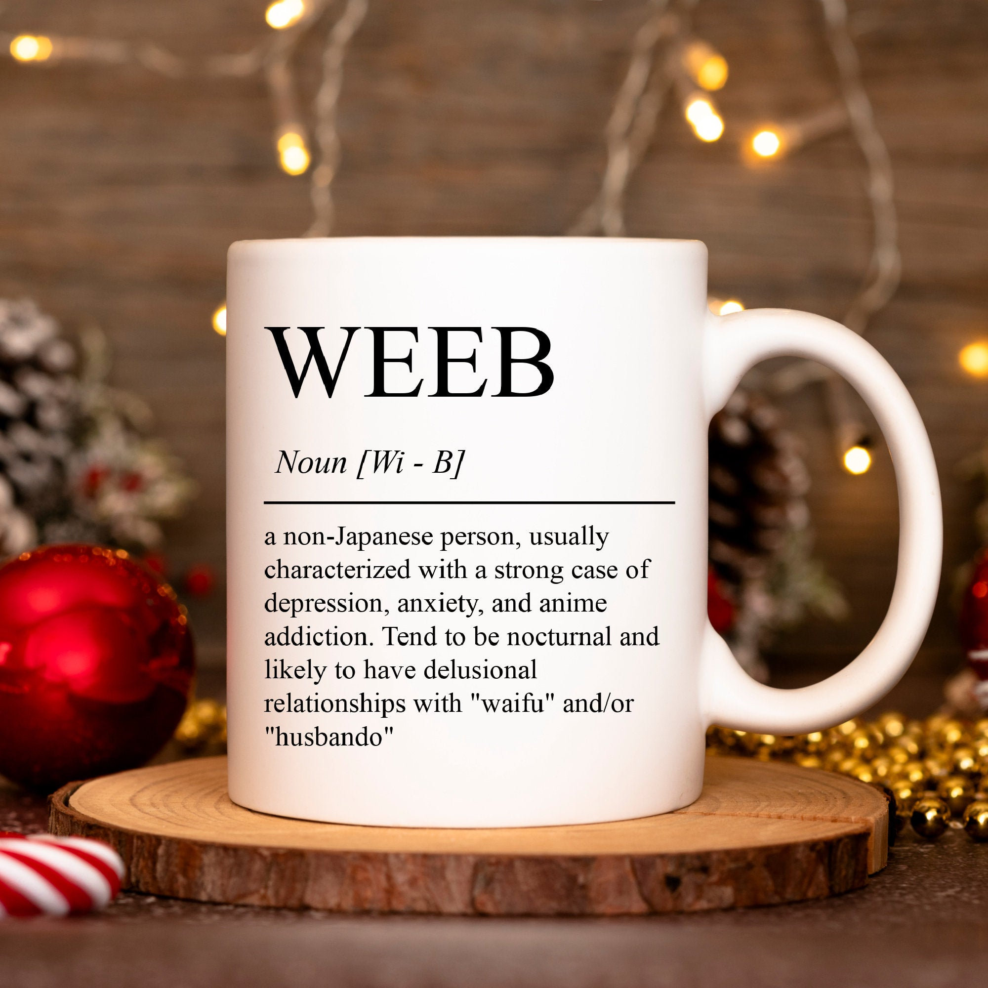 Weeb Gifts Funny Weeb Definition Mug Funny Anime Decor Senpai Mug Gift for Anime Lovers Shinjiception Mug Gift for Anime Fan