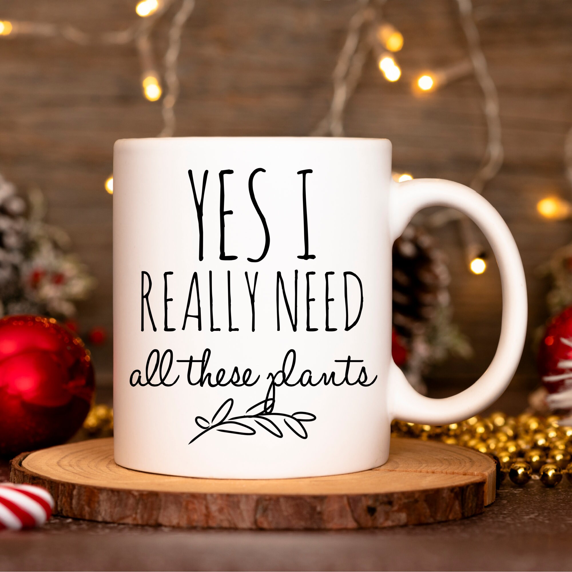 Plant Mug, Houseplant Lover Cup, Plant Lady Mug, Gardener Gift, Green Thumb Gift, Plant Nursery Owner Gift, Garden Lover, Plant Collector