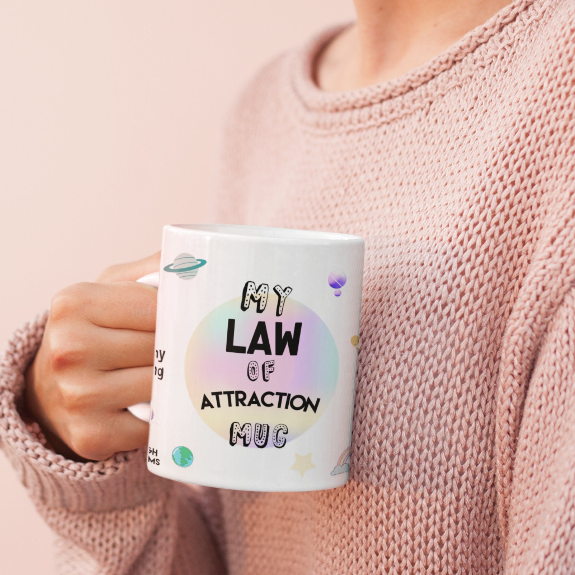 Mugs With Sayings, Positive Quote Mug, Inspirational Mug, Law Of Attraction, Affirmations Mug Gift For Daughter, Mug Gift For Her, Self Love