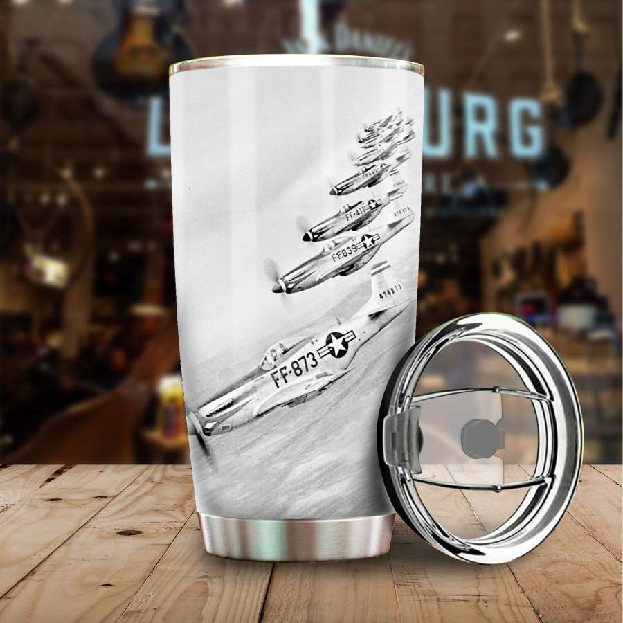 P51 Mustang Stainless Steel Tumbler