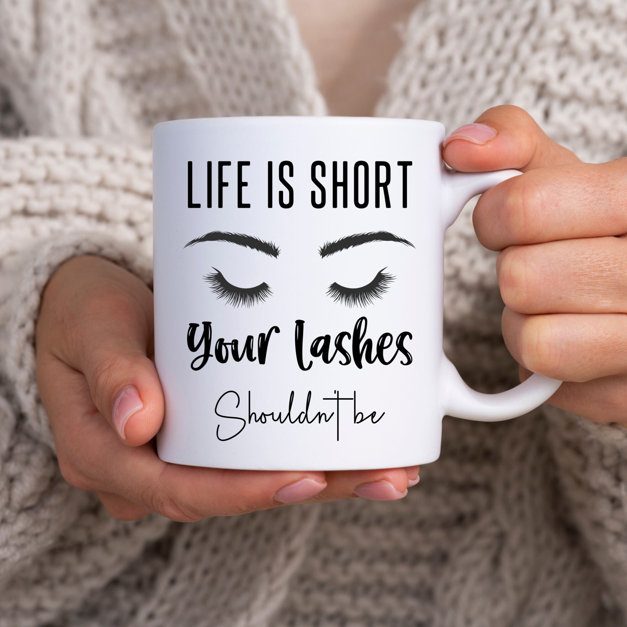 Lash Technician Mug, Custom Lash Technician Mug, Esthetician Mug, Personalized Makeup Artist Mug, Eyelash Artist Cup, Custom Lashes Mug