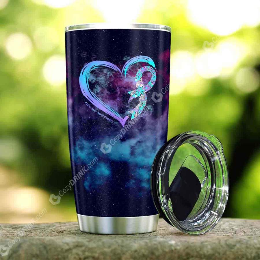 Alzheimer Heart Stainless Steel Tumbler Q22A2