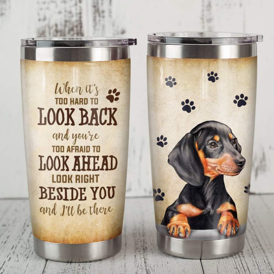 Dachshund Dog Steel Tumbler JR1809 87O60