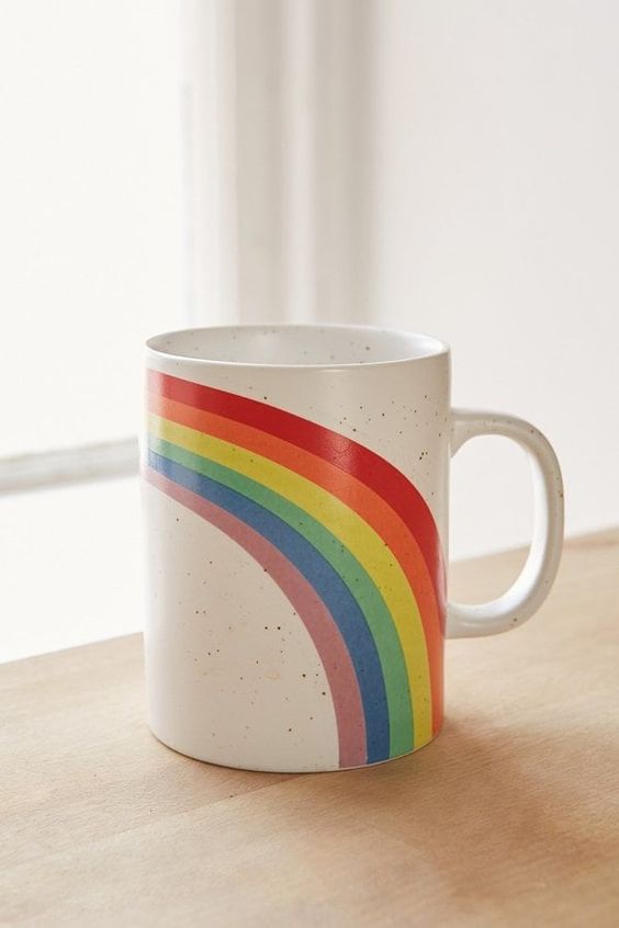 Vintage Rainbow Mug