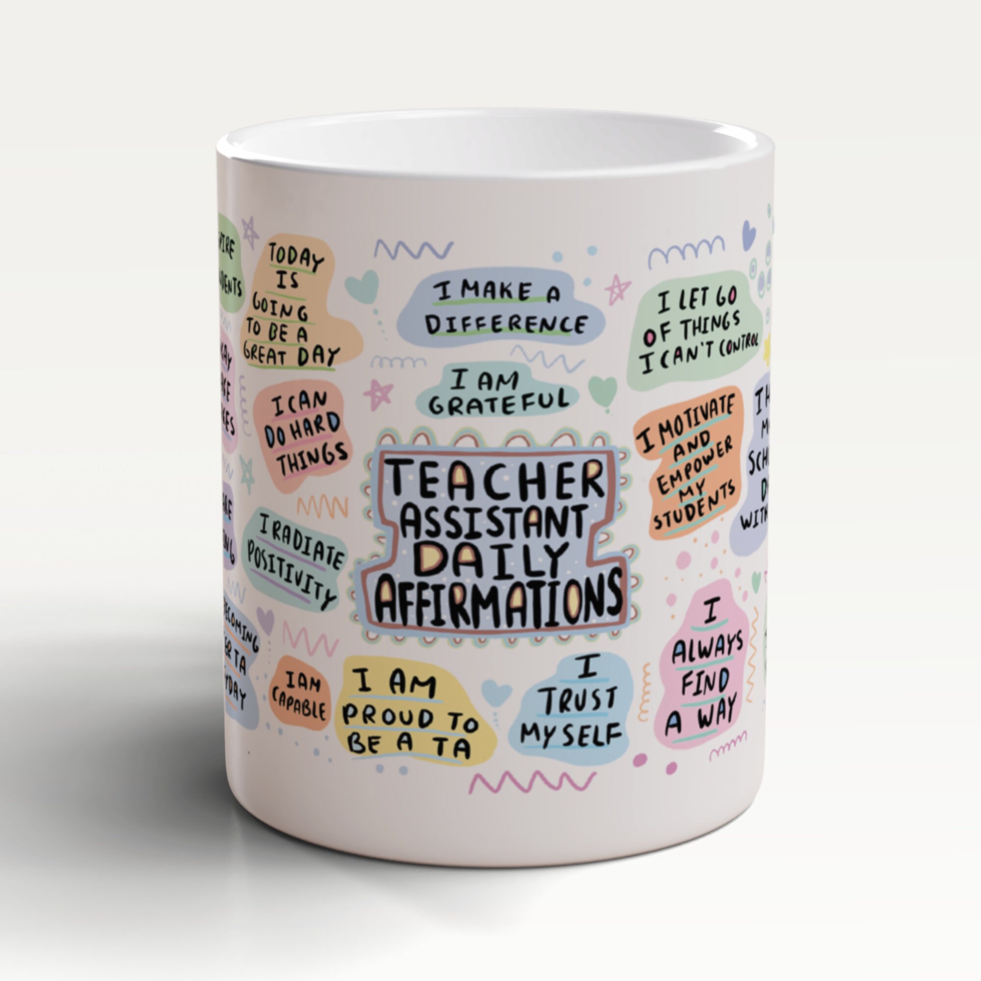 Teacher Assistant Mug, Teacher Assistant Coffee Mug, Teacher Assistant Gift, Gift For Teacher Assistant, Teacher present, End Of Term Gift