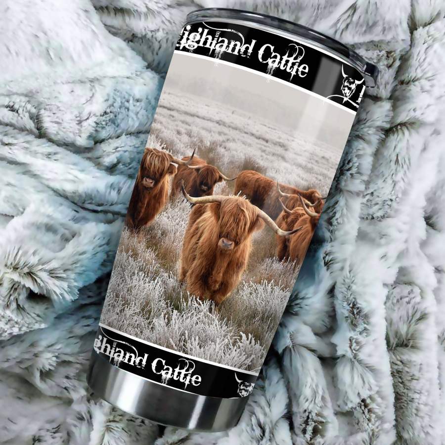 Beautiful Highland Cattle Stainless Steel Tumbler