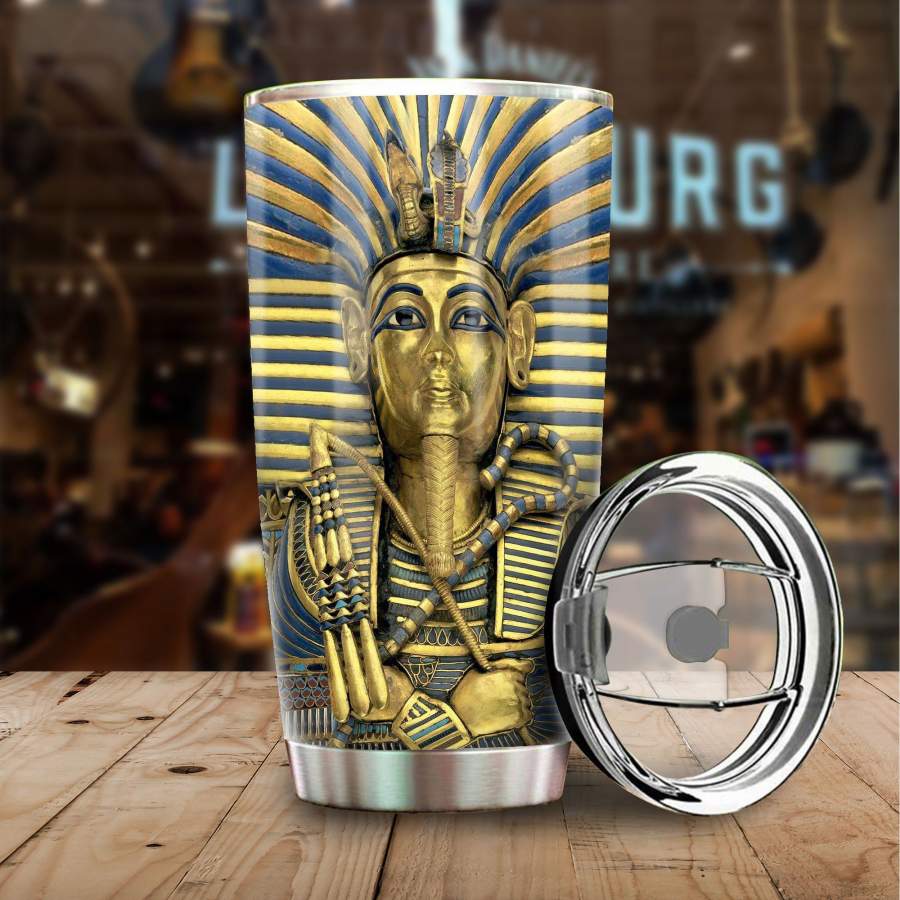 [Tumbler] Egyptian King Tutankhamun Stainless Steel-1036