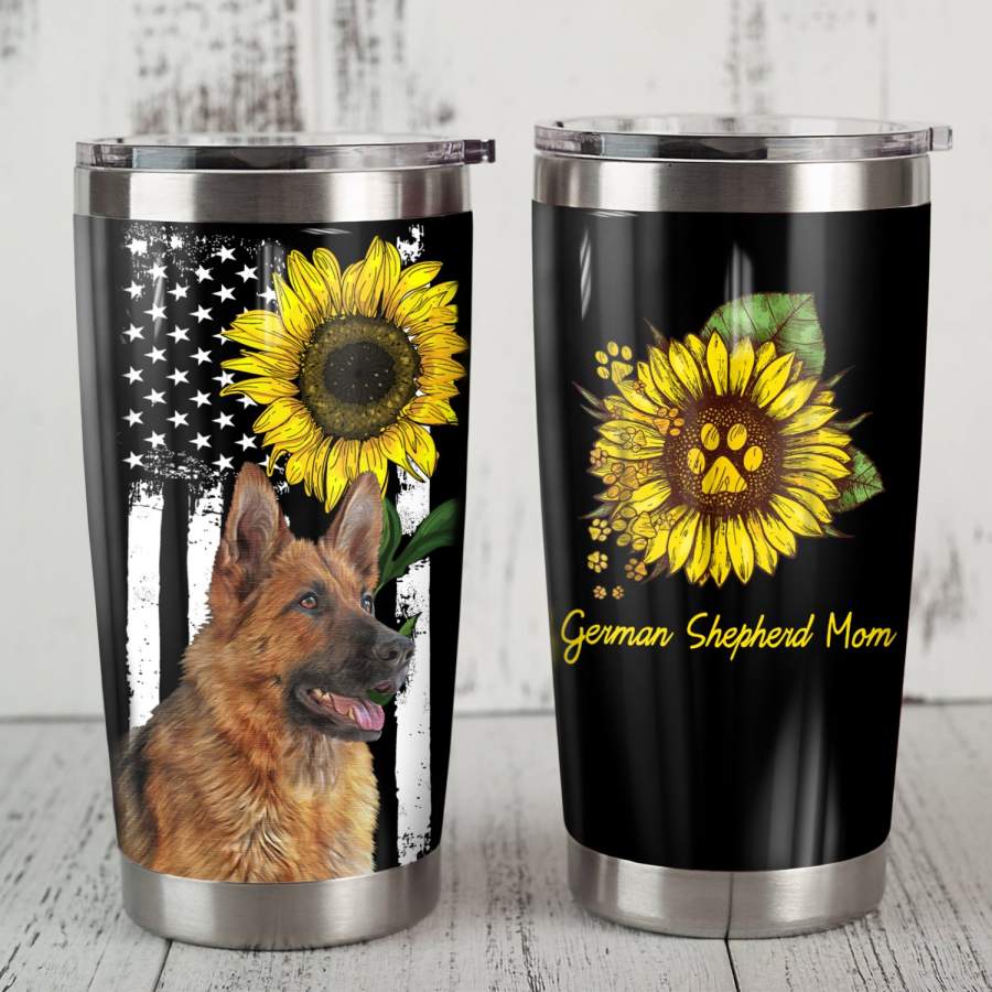 German Shepherd Dog Steel Tumbler JR2105 87O34