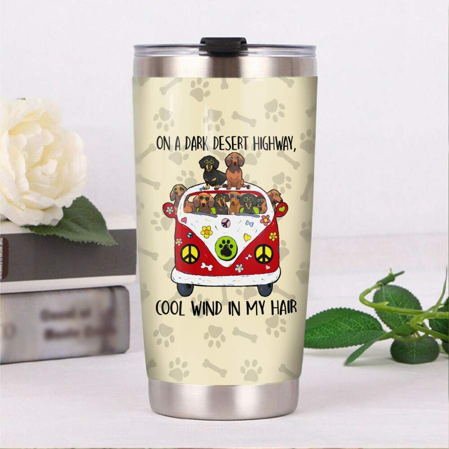 Dachshund Dog Steel Tumbler JR1602 82O34