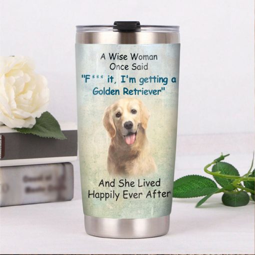 Golden Retriever Dog Steel Tumbler, Mother’S Day Gifts, Good Mother Day Gifts, Mom Christmas Gifts, Gift Ideas For Wife, Gifts For Mom