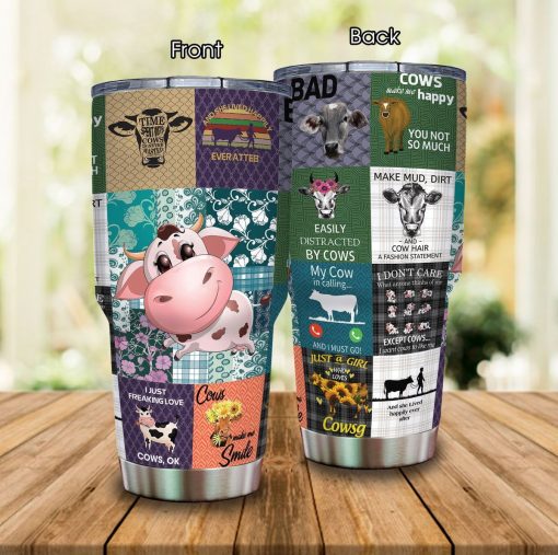 Lovely Cow Stainless Steel Insulated Tumbler Cups, 60Th Birthday Ideas, Birthday Gifts For Best Friend, Good Gifts For Mom, Best Gifts For Dad