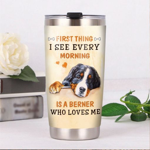 Bernese Mountain Dog Steel Tumbler, Gifts For Mom, Christmas Gifts For Parents, Gifts For Dad, Gift Ideas For Wife, Mother’S Day Ideas