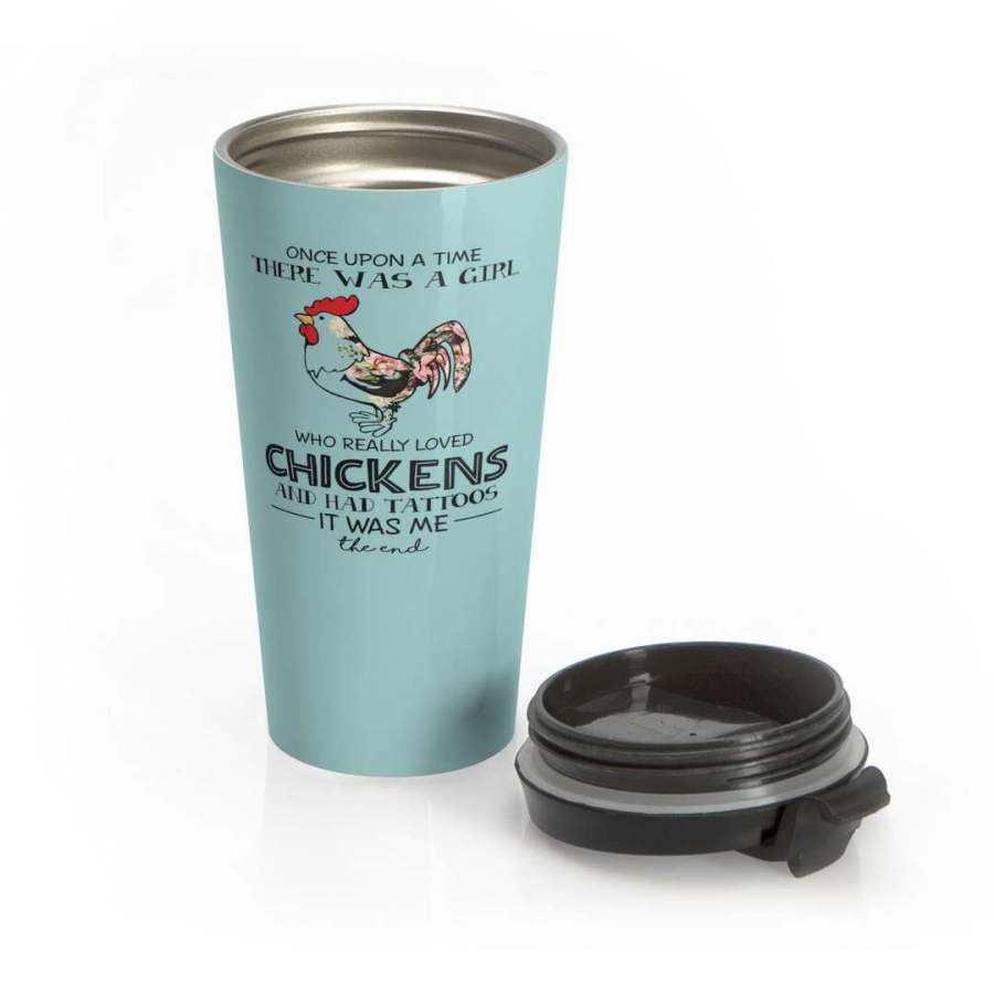 Loved Chickens And Had Tattoos CL15100077MDT 16oz 20oz Travel Mug Vacuum Sealed Tumblers