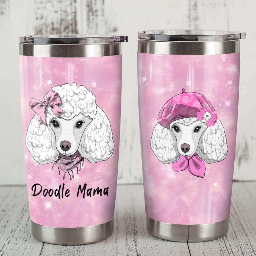 Poodle Dog Steel Tumbler MR1001 68O31