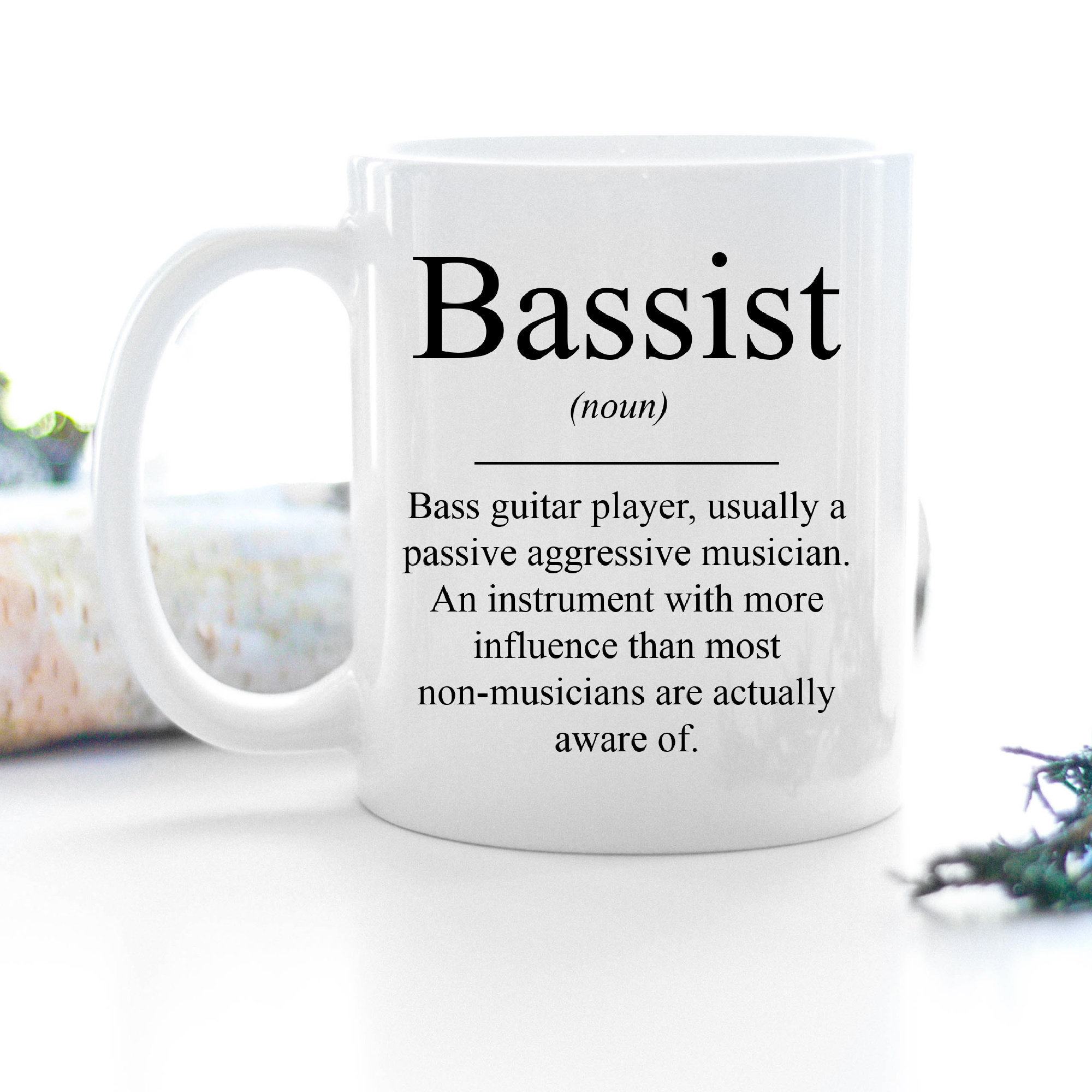 Funny Bassist Definition Mug Funny Bass Gift Bass Player Gift Bass Player Mug Bass Coffee Mug Bassist Coffee Mug Bass Guitar Gift