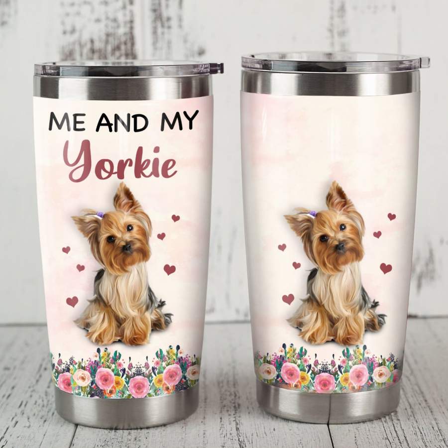 Yorkshire Terrier Dog Steel Tumbler MR1102 68O49