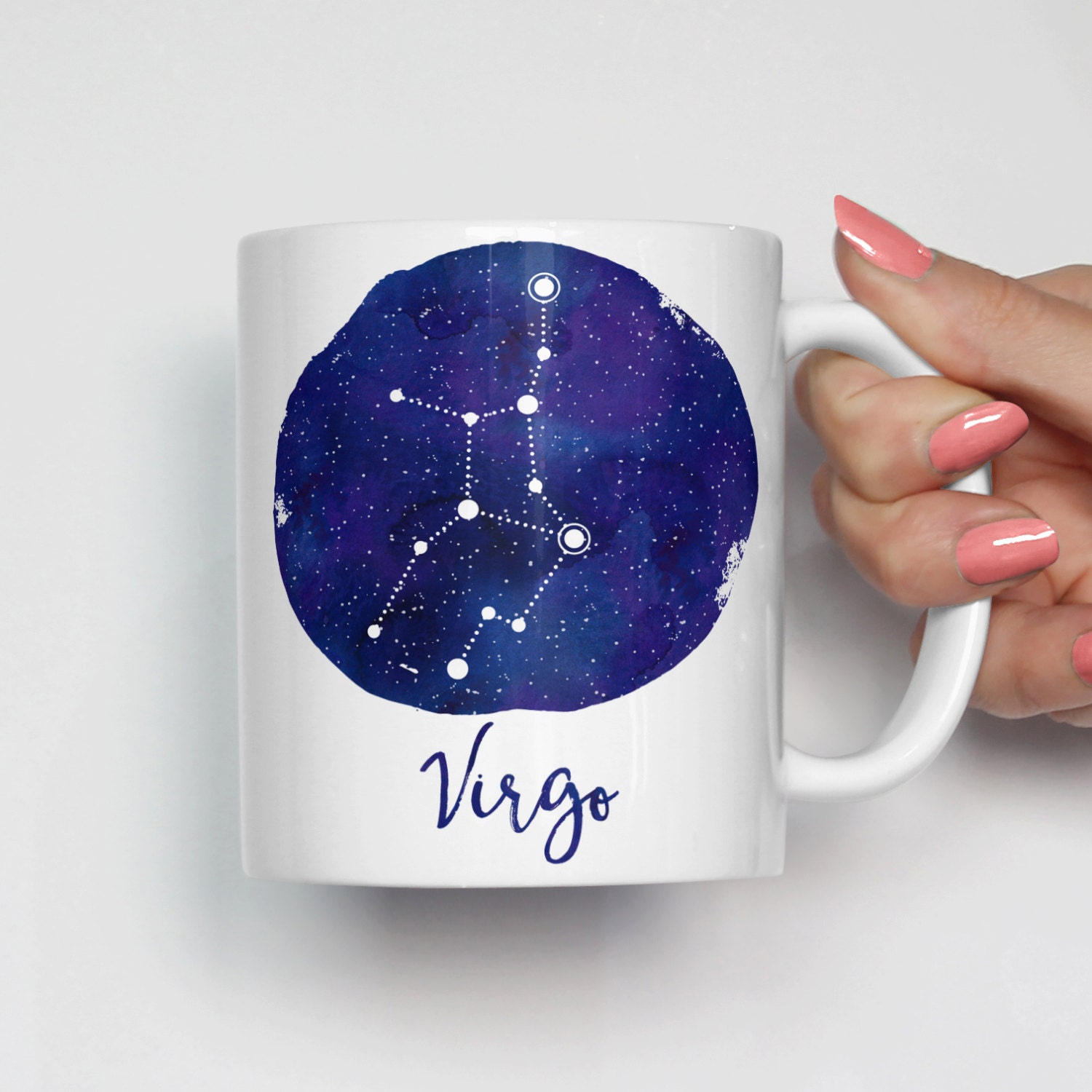 Virgo Constellation Mug, Virgo Zodiac Mug, Celestial Coffee Mug, Celestial Gifts, Astrology Mug, Zodiac Gift 0070