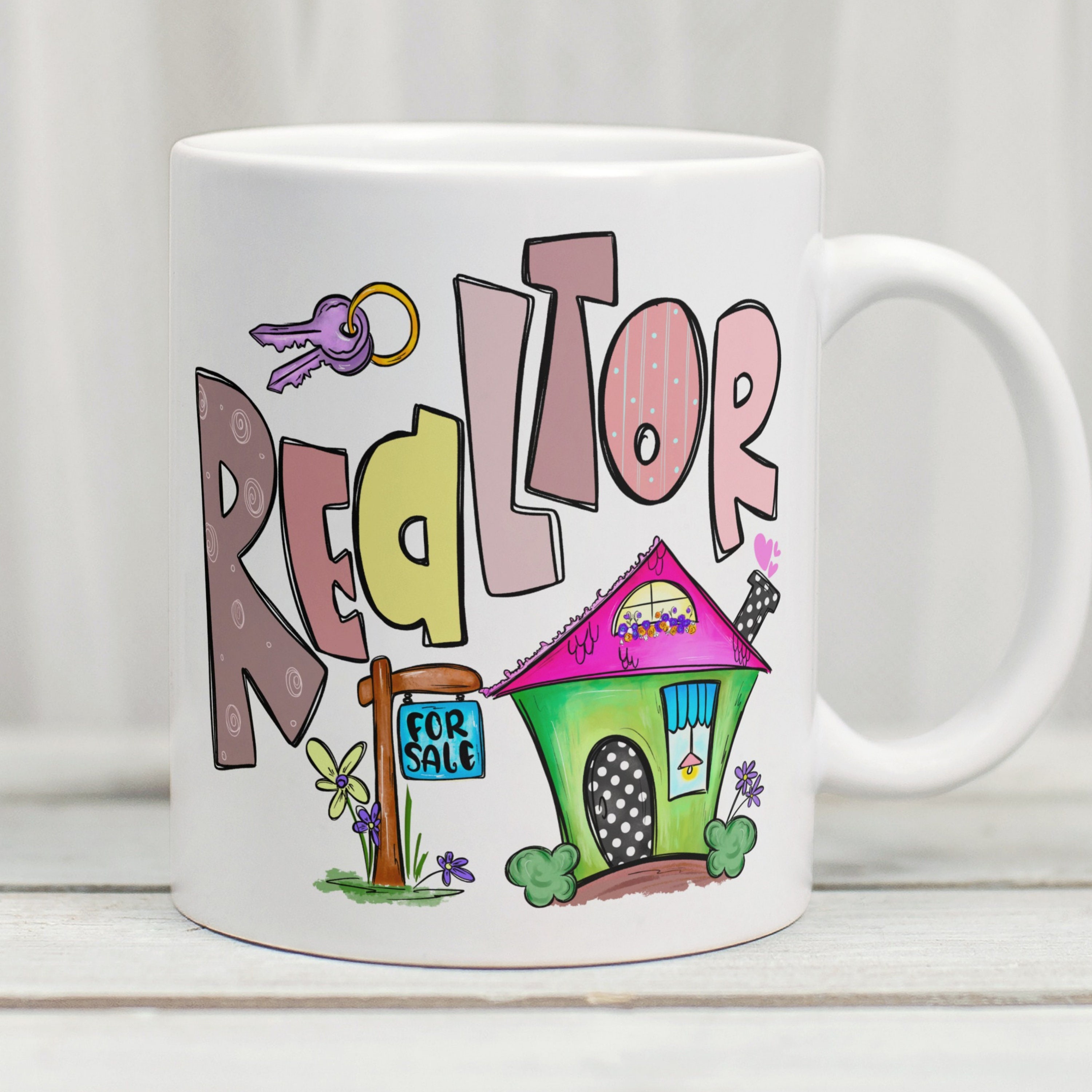 Realtor Mug, Realtor Coffee Cup, Estate Agent Mug, Estate Agent Gift, Realtor Gift, Gift For Realtor, Gift For Estate Agent