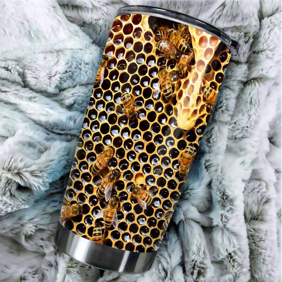 [Tumbler] Bees Hive Stainless Steel-57