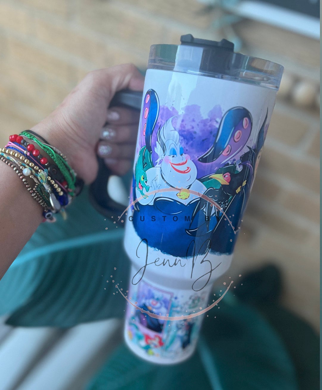 Villains  40oz Tumbler| Sublimation| Dupe | custom-made| tumbler| Gift| girly| Villains Movie| Villains Tumbler