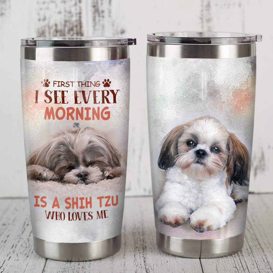 Shih Tzu Dog Steel Tumbler JR3006 81O60